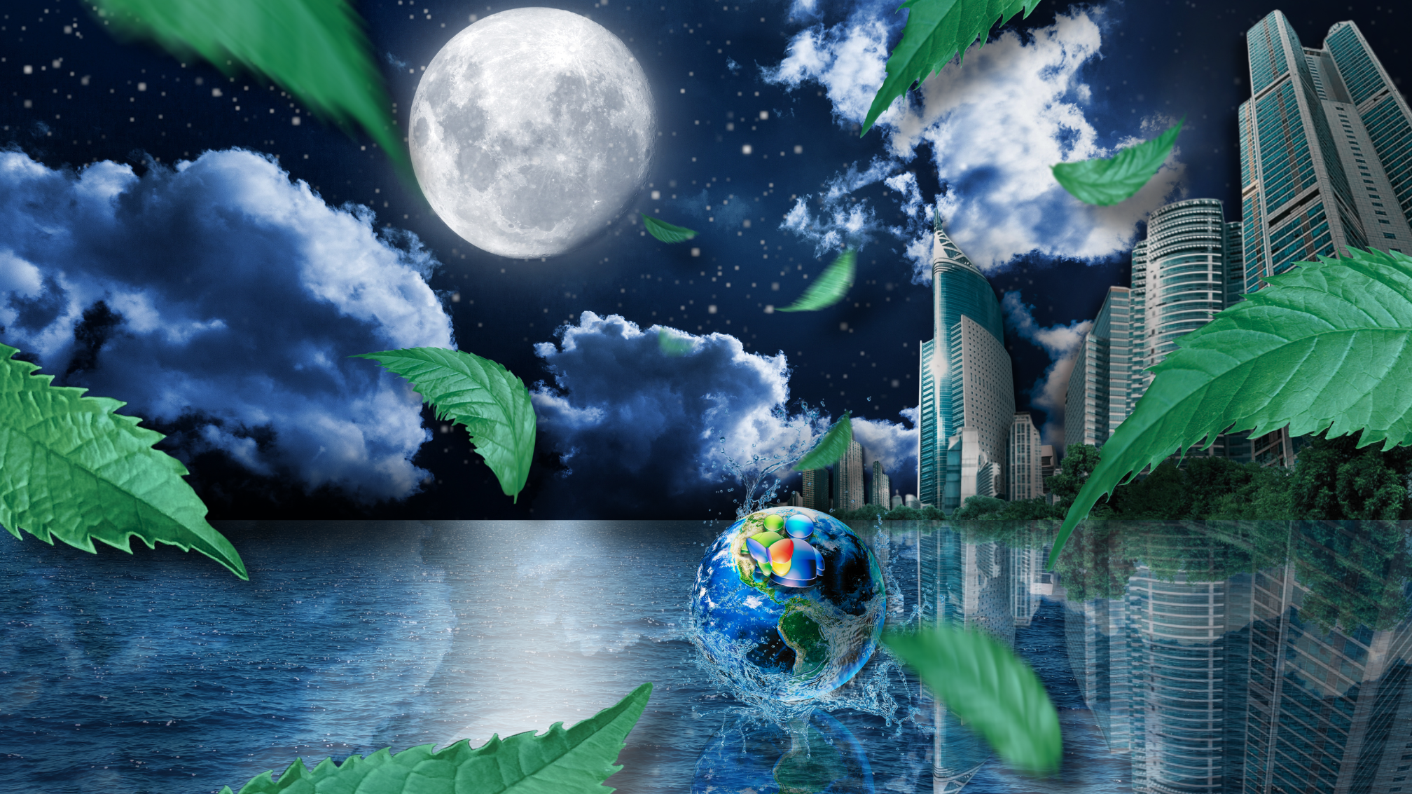 Dark Frutiger wallpaper preview